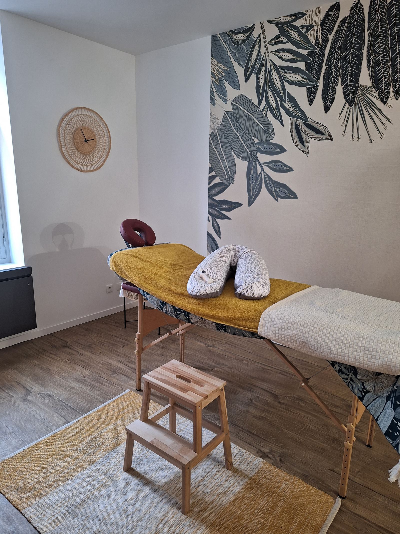 Cabine de massage pour un moment maman et enfant