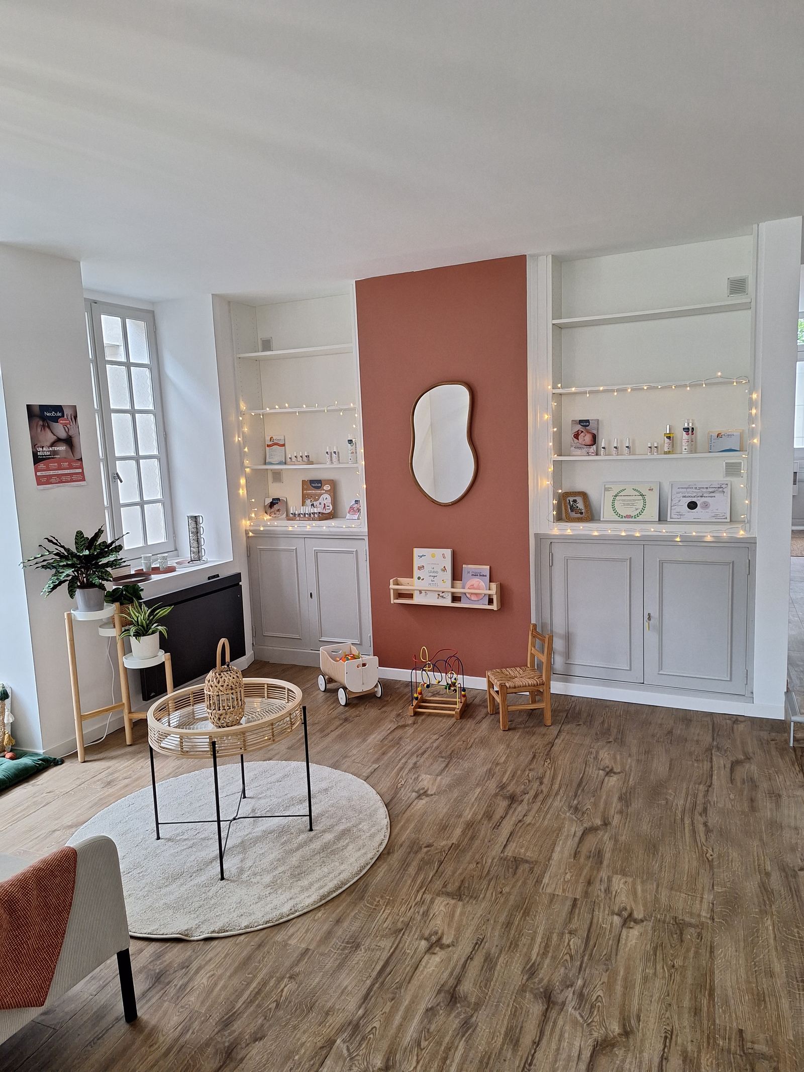 Espace d'accueil Mon Oasis Baby Spa