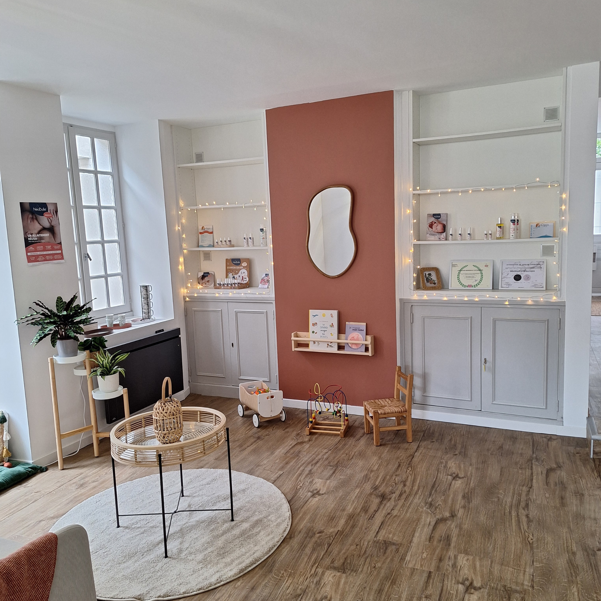 Salon Mon Oasis Baby Spa, cadre du soin visage signature